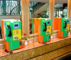 The Public Phone Stock Photo