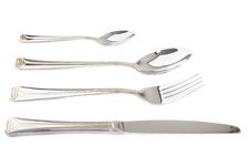 Fork, Knife And Spoon Royalty Free Stock Photo