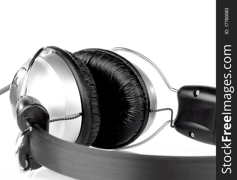 Headphones isolated on white background