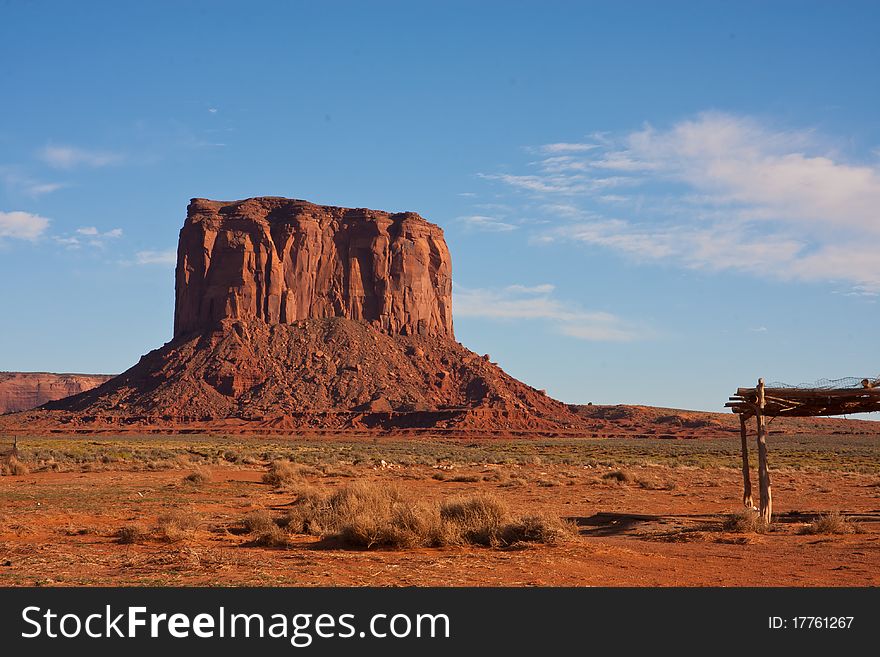 Rock at Monument Valley in Arizona