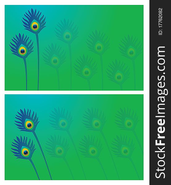 Feather print pattern illustration backgrounds