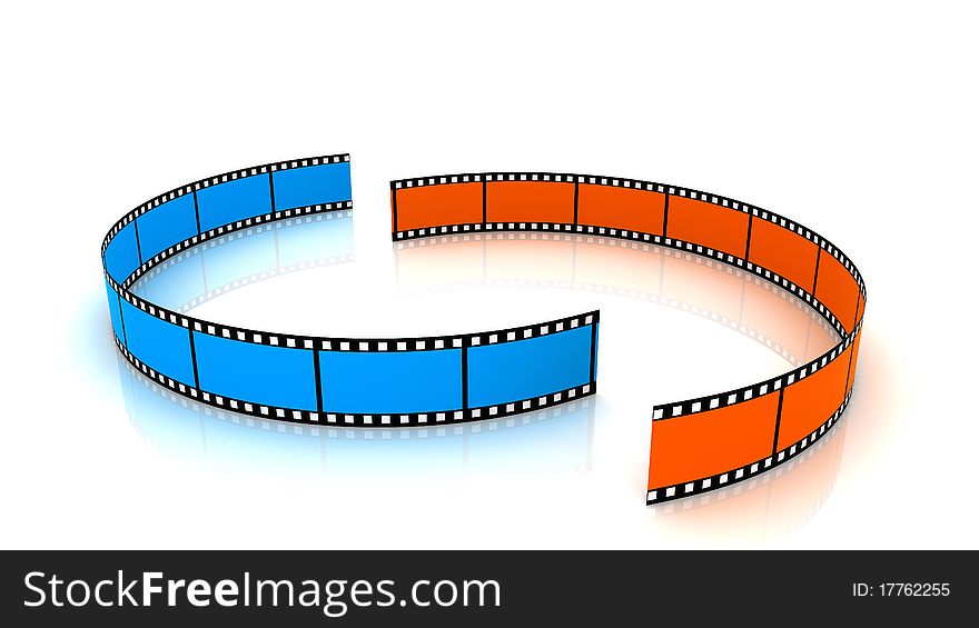 Colored 3d Blank Films