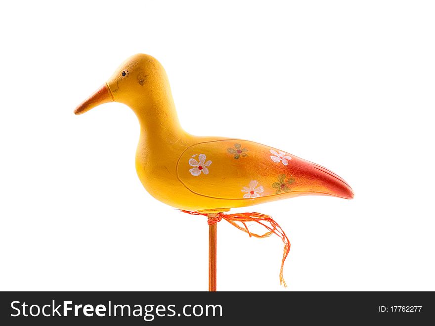 Kids Arts and Crafts Painted Wood Bird