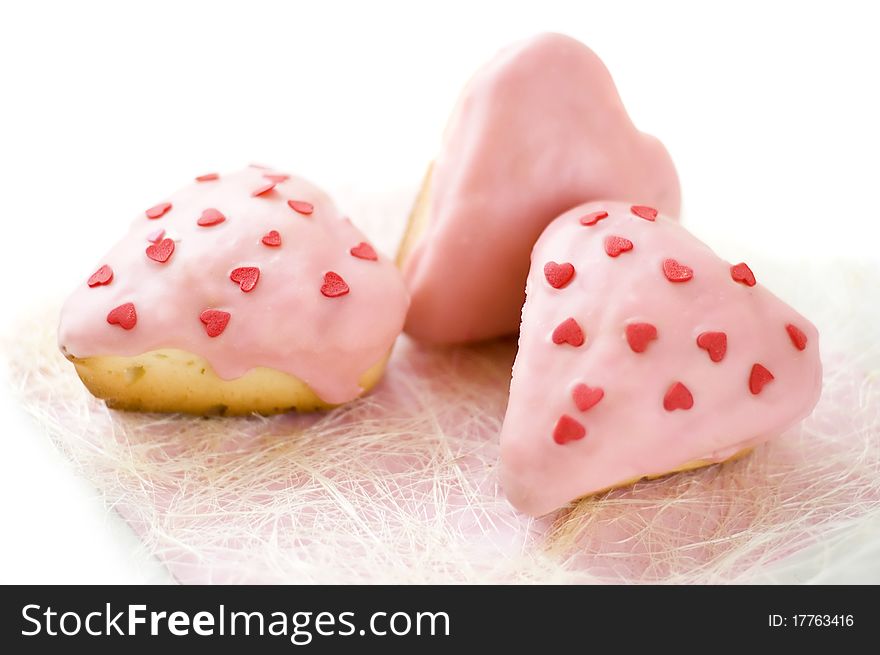 Heart shape cakes