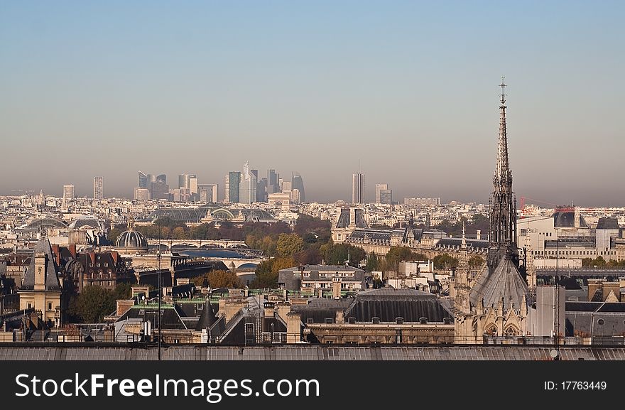 View of Paris from Notre Dame. France. View of Paris from Notre Dame. France