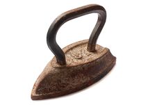 Old Smoothing-iron Royalty Free Stock Photography Old Smoothing-iron Royalty Free Stock Photography