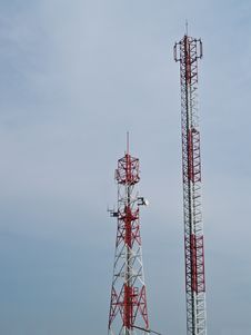 Mobile Phone Communication Tower Royalty Free Stock Photos Mobile Phone Communication Tower Royalty Free Stock Photos
