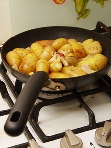 Fried Potatoes Stock Photography Fried Potatoes Stock Photography