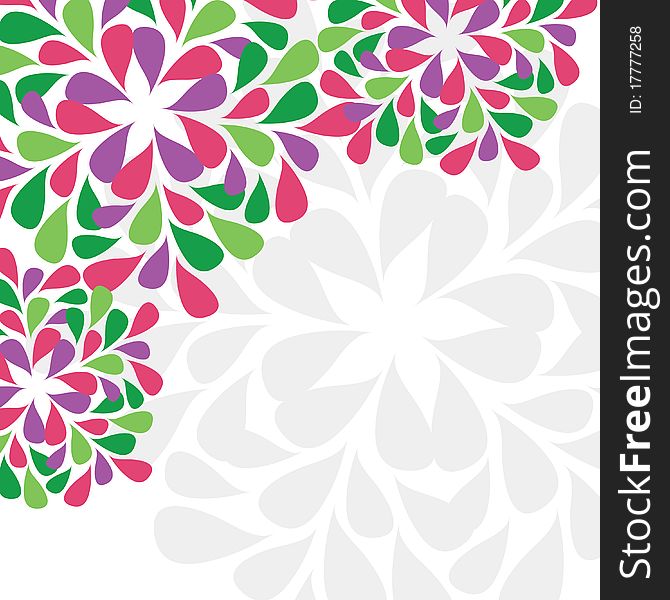 Spring floral card or invitation design. Vector illustration or jpg. Spring floral card or invitation design. Vector illustration or jpg.