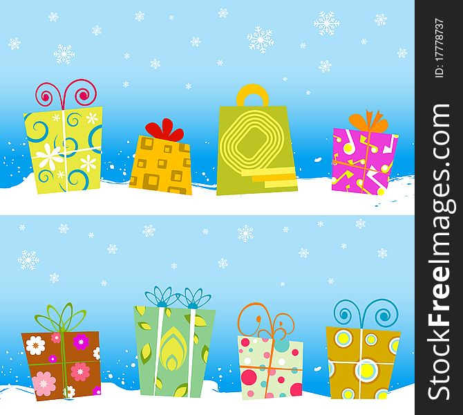 Gift Box Vector