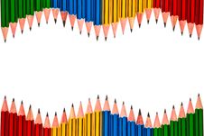 Pencils On White Background Royalty Free Stock Photo Pencils On White Background Royalty Free Stock Photo