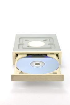 DVD Drive With DVD Royalty Free Stock Photography DVD Drive With DVD Royalty Free Stock Photography