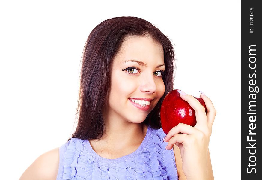 Girl With An Apple