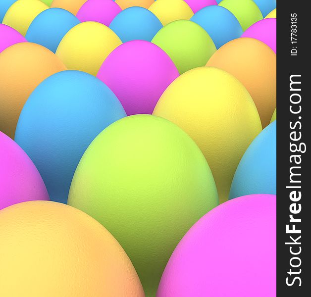 Colorful Easter Eggs