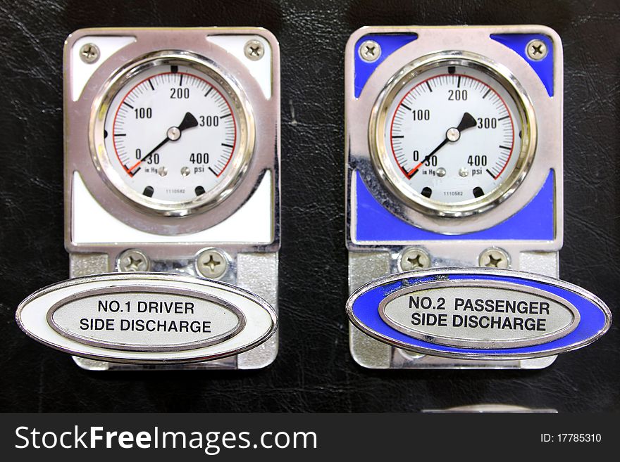 Fire Truck Gauges