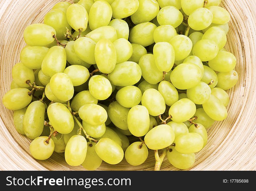 Grape fruits in wooden bowl. Grape fruits in wooden bowl
