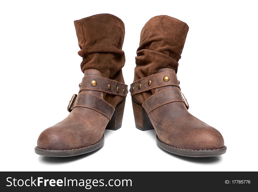 A Pair Of Leather Boots
