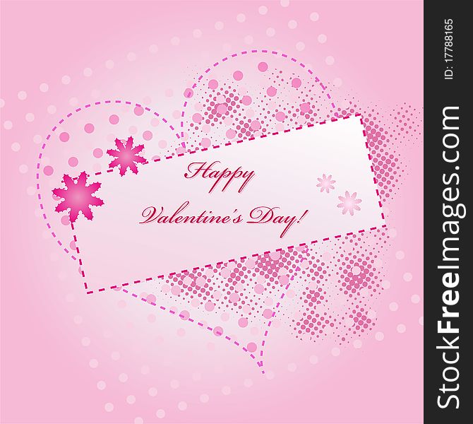 Abstract Valentine Background