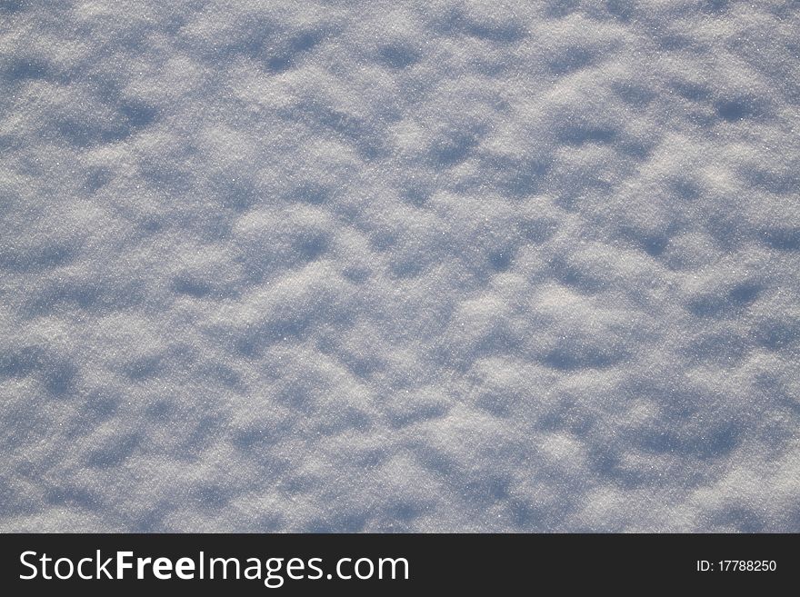 Snow texture, snow background, winter