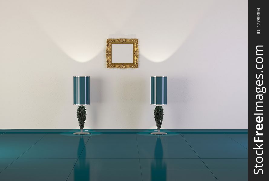 Design interior of elegance modern room, minimalism, similar compositions available in my portfolio