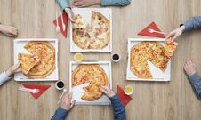 Pizza Party Royalty Free Stock Images
