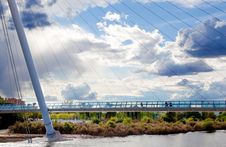 Modern Bridge Royalty Free Stock Image