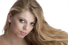 Intense Close Up Of Pretty Teenage Girl Stock Photo Intense Close Up Of Pretty Teenage Girl Stock Photo