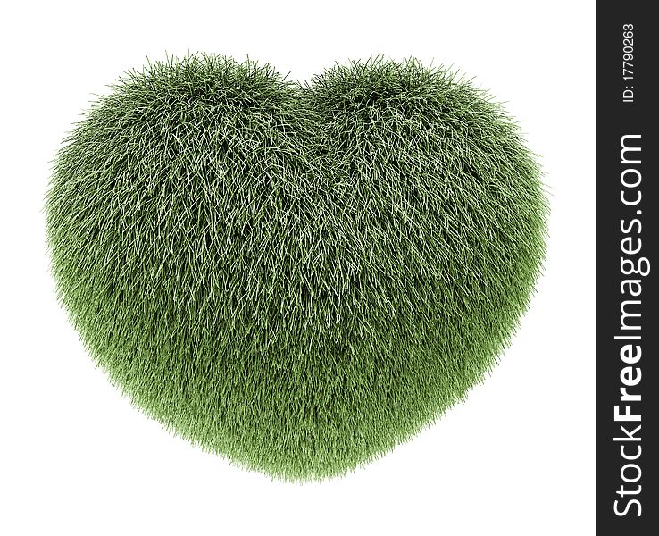 Fluffy Warm Heart Green