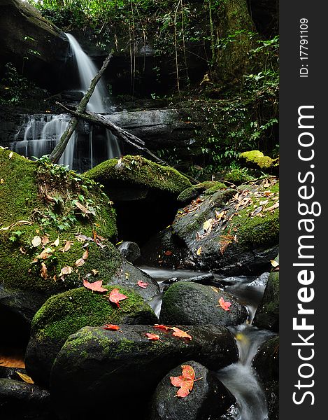 Mun Daeng Waterfall, National Park in Thailand. Mun Daeng Waterfall, National Park in Thailand