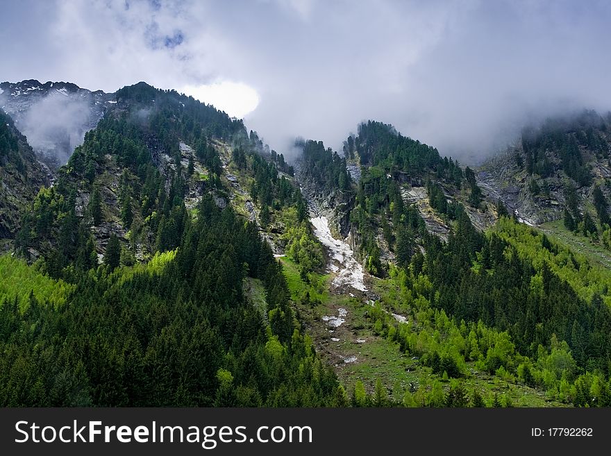 At  Floitenground by Ginzling, Zillertaler Alps, Austria