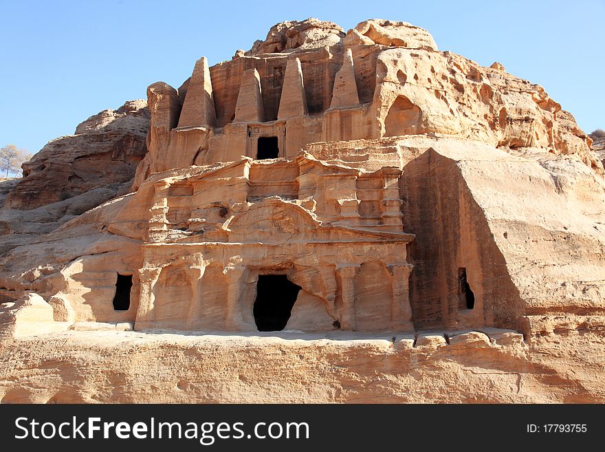 Petra - Nabataeans capital city ( Al Khazneh ). Petra - Nabataeans capital city ( Al Khazneh )