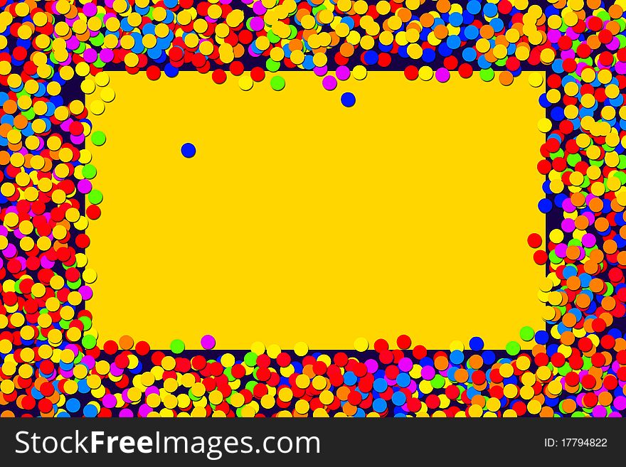 Frame Of Confetti