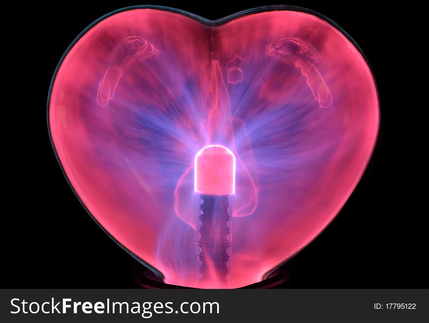 Nikola Tesla magic heart lamp