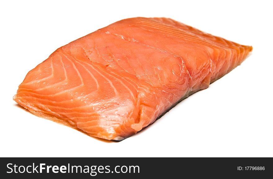 Fresh uncooked red fish fillet