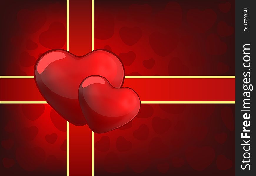 Valentine's Day background for designers. Valentine's Day background for designers