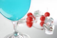 Drink, Cherries, Ice Royalty Free Stock Photo Drink, Cherries, Ice Royalty Free Stock Photo