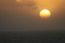 Golden Sunset Royalty Free Stock Photography Golden Sunset Royalty Free Stock Photography