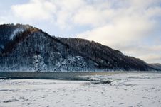 River Angara Near Lake Baikal Royalty Free Stock Image River Angara Near Lake Baikal Royalty Free Stock Image