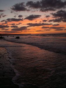 Sunset In Normandy Stock Photos Sunset In Normandy Stock Photos