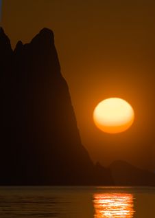 Sunrise Over Sea Stock Image Sunrise Over Sea Stock Image