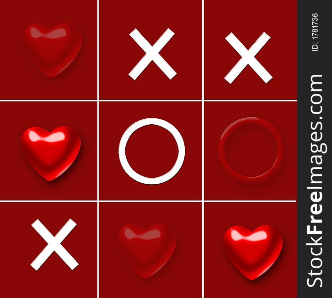 valentine heart, squared love board