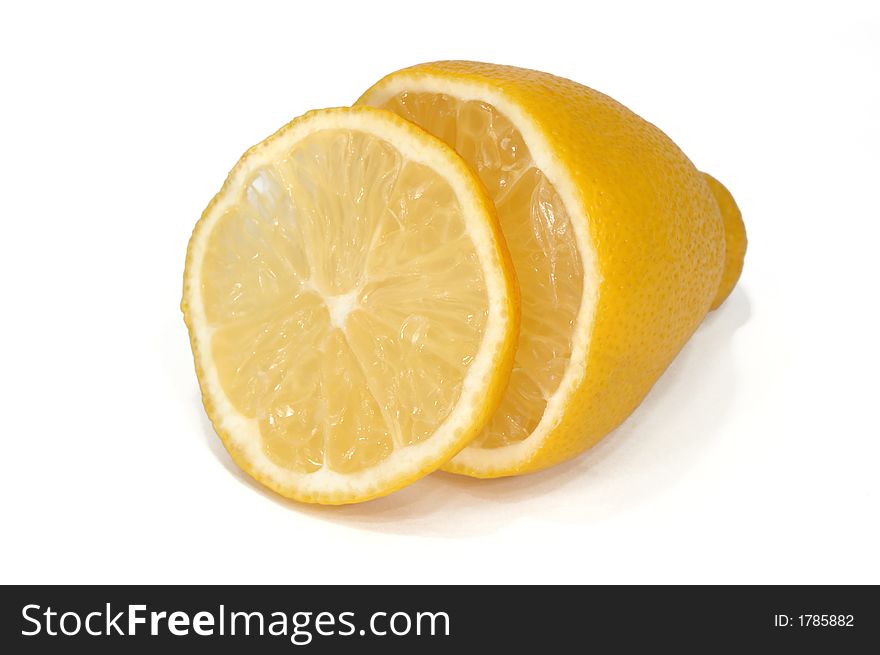 Lemon isolated in white background. Lemon isolated in white background
