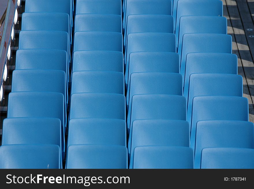 Blue chairs