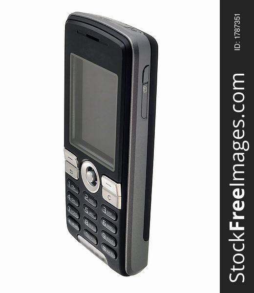 Front view of a mobile phone