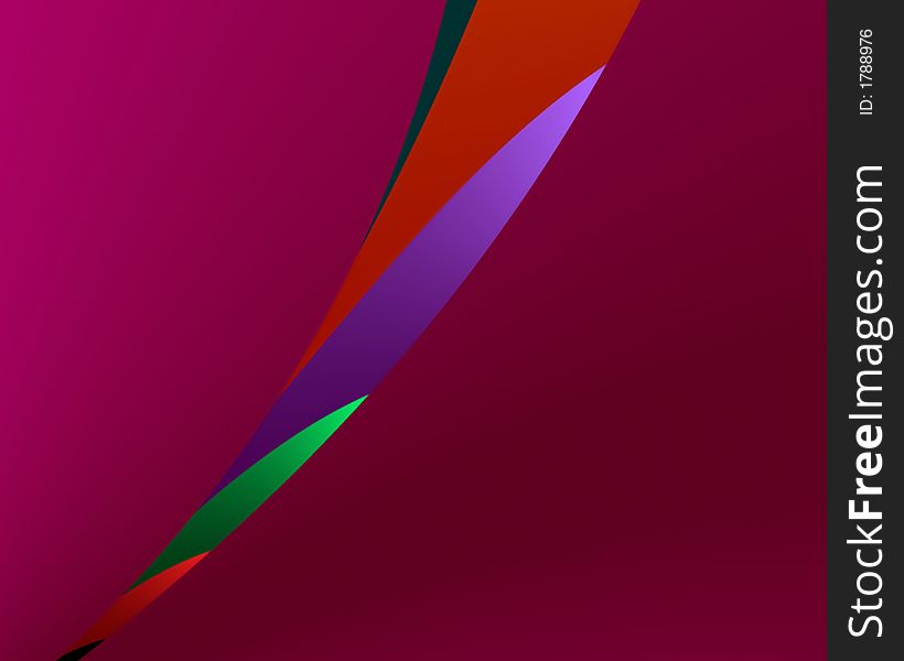 Abstract fractal image resembling colorful feathers