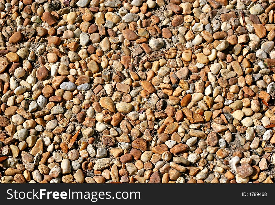 Colorful stones useful for a background or pattern