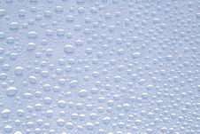 Water Drops Refracted In Drops Royalty Free Stock Images