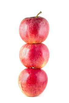Three Red Ripe Apples Royalty Free Stock Photo Three Red Ripe Apples Royalty Free Stock Photo