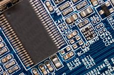 Detail Of Computer Circuit Board Royalty Free Stock Photos Detail Of Computer Circuit Board Royalty Free Stock Photos