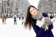 On The Ice Rink Royalty Free Stock Images On The Ice Rink Royalty Free Stock Images